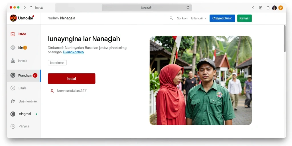 Tampilan antarmuka yang menarik dan mudah dinavigasi.