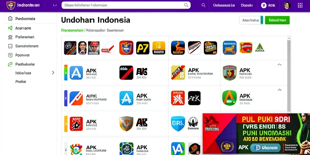 Menu permainan yang beragam dan menarik.