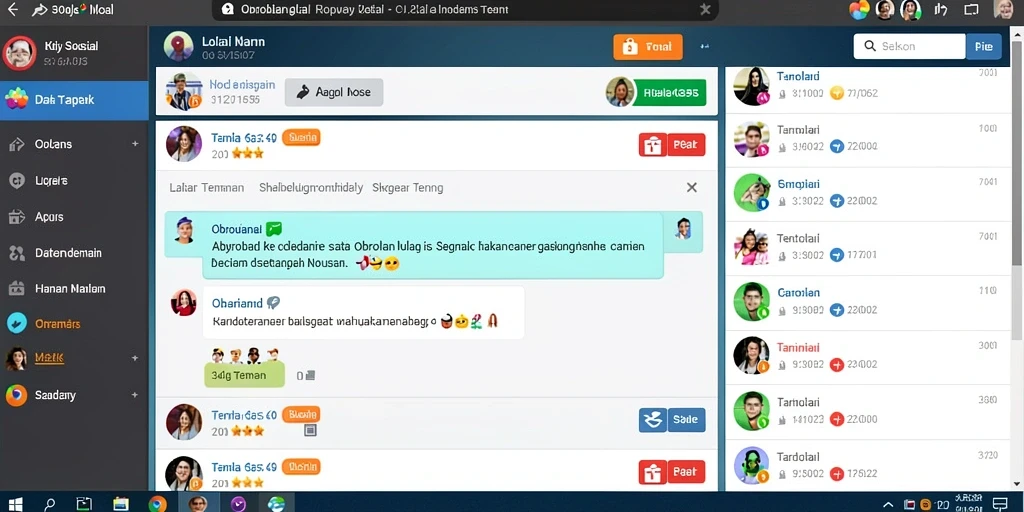 Tampilan antarmuka yang ramah pengguna dan menarik.