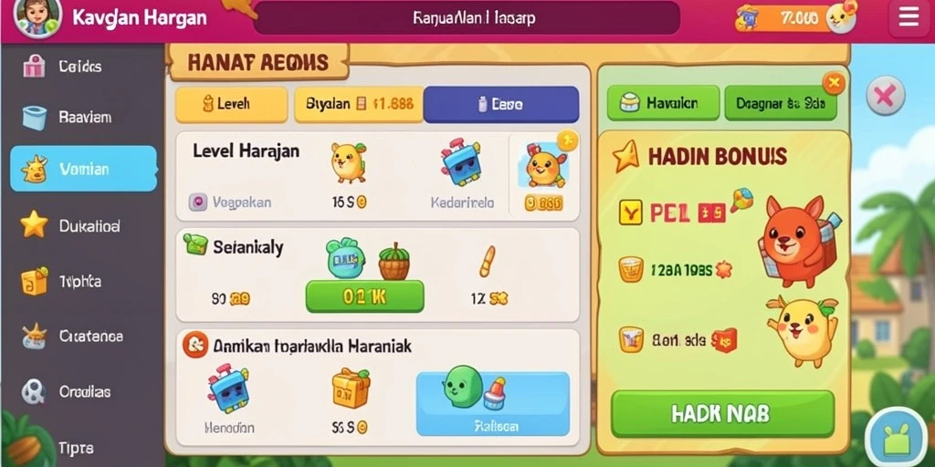 Tampilan antarmuka yang user-friendly.