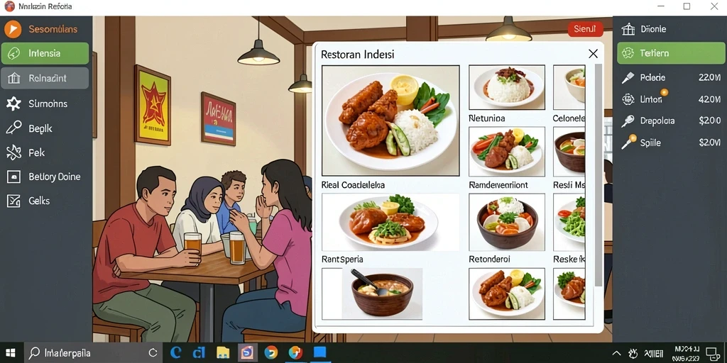 Tampilan antarmuka yang menarik dan ramah pengguna.