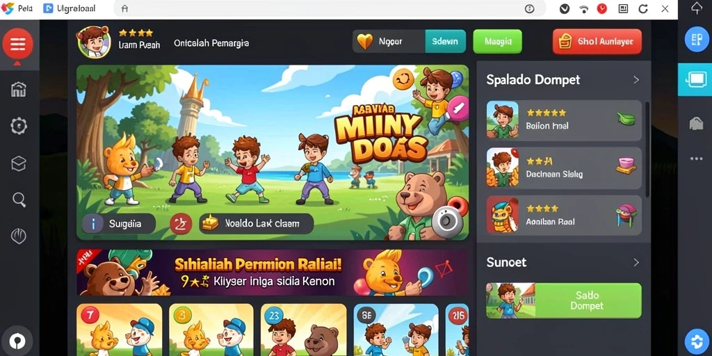 Tampilan antarmuka yang menarik dan user-friendly.