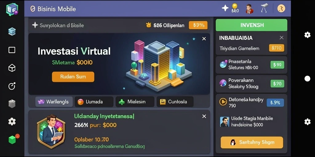 Tampilan antarmuka RSNGAME yang menarik.