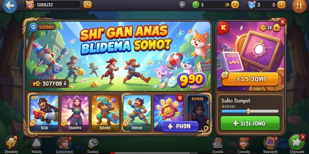 Tangkapan layar menunjukkan karakter utama dalam aksi.