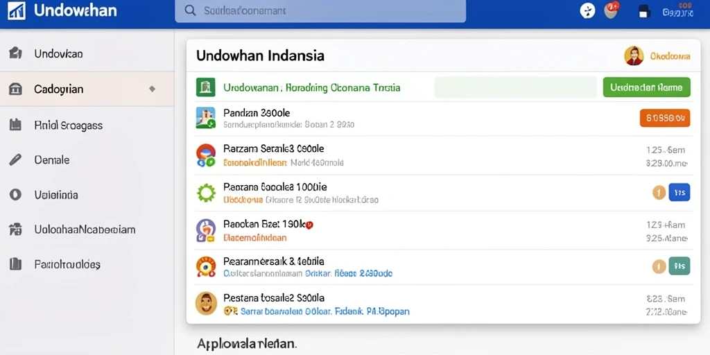 Tampilan antarmuka yang modern dan menarik.